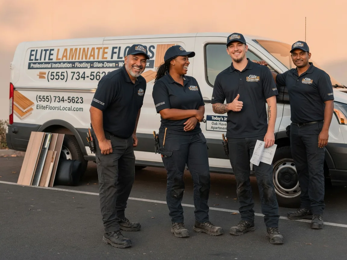 Laminate flooring installation company in Warner, OK
